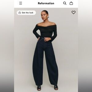 Brand new never worn - Reformation Ollie High Rise Barrel Jeans